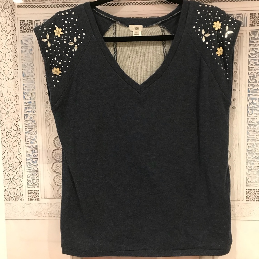 Hoss Intropia Blue Night top - XS
